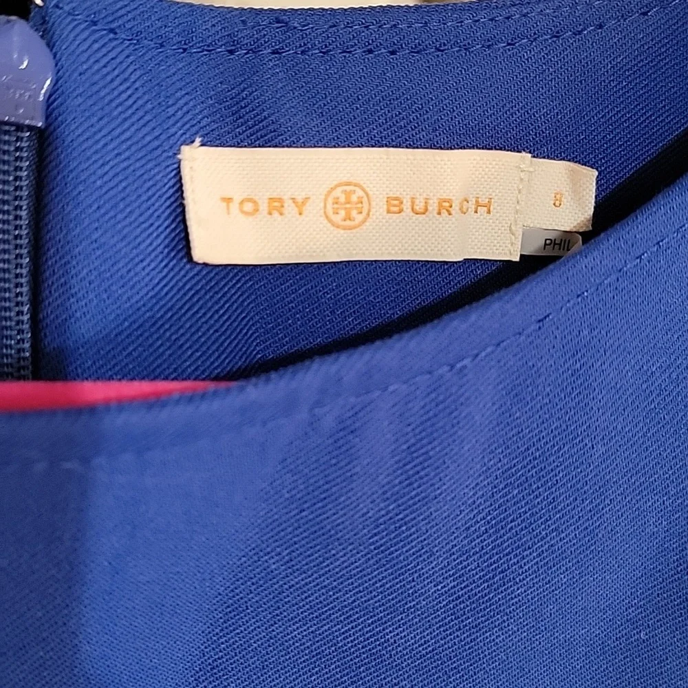 Tory Burch Royal Blue Jane Dress Women's Size 8